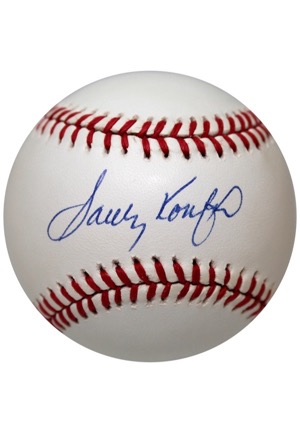 Three Sandy Koufax Single-Signed Baseballs (3)(JSA)