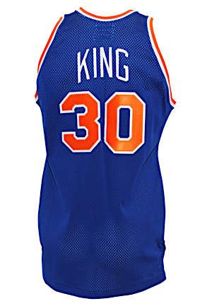 1986-87 Bernard King New York Knicks Team-Issued Road Jersey