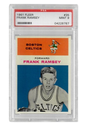1961 Fleer Frank Ramsey #35 (PSA Graded Mint 9)