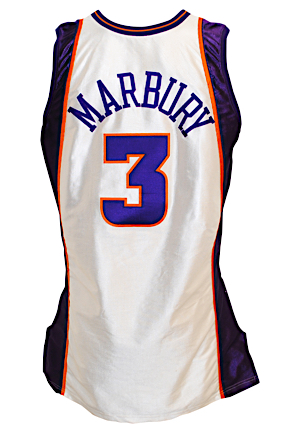 2001-02 Stephon Marbury Phoenix Suns Game-Used Home Jersey