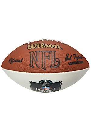 Tom Brady New England Patriots Single-Signed Wilson Football (Full JSA)