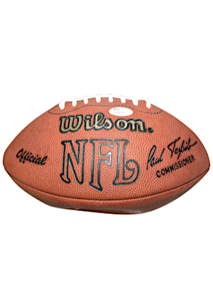 Joe Montana Single-Signed Wilson Official NFL Football (JSA)