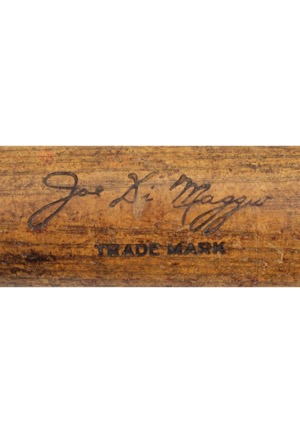 1941 Joe DiMaggio NY Yankees Game-Used Bat – Likely Used During The Hit Streak (PSA/DNA GU7 • DiMaggios Custom Olive Oil Application)