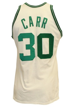 Early 1980s M.L. Carr Boston Celtics Game-Used Home Jersey (Apparent Photo-Match • Likly Worn In The NBA Finals)