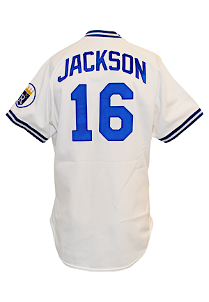 1990 Bo Jackson Kansas City Royals Autographed Scoreboard Jersey (JSA • PSA/DNA)