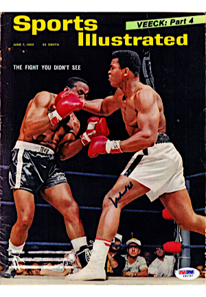 6/7/1965 Muhammad Ali Autographed Sports Illustrated Magazine (JSA • PSA/DNA)