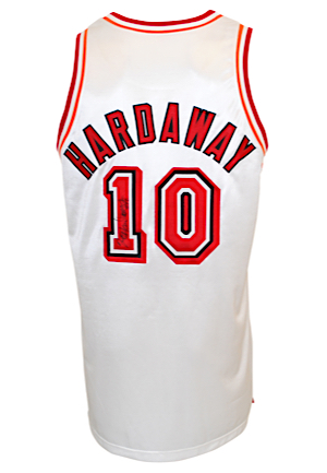 1998-99 Tim Hardaway Miami Heat Game-Used & Autographed Home Jersey (JSA)