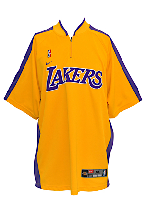 1997-2006 Los Angeles Lakers Player-Worn Home & Road Shooting Shirts Attributed To Kobe Bryant (2)