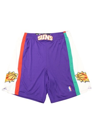 2006 Phoenix Suns Game-Used "NBA Europe Live Tour" Shorts Attributed To Amare Stoudemire
