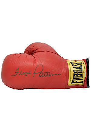 Floyd Patterson Single-Signed Everlast Boxing Glove (JSA)
