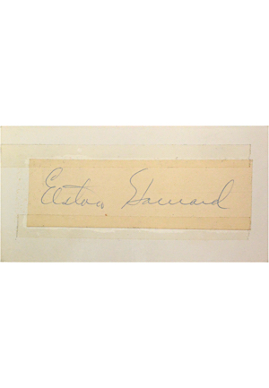 Elston Howard Single-Signed Cut (JSA • PSA/DNA)