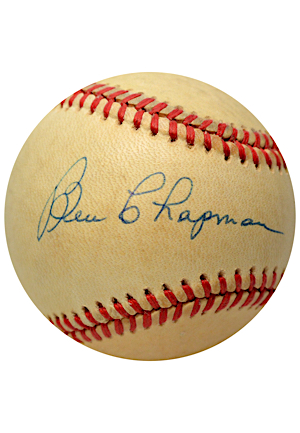 Ben Chapman Single-Signed OAL Baseball (JSA)