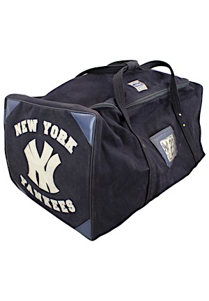 New York Yankees Player-Used Travel Bag Attributed To Don Mattingly (Steiner Hologram)