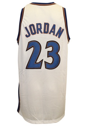 2001-02 Michael Jordan Washington Wizards Game-Used Home Jersey