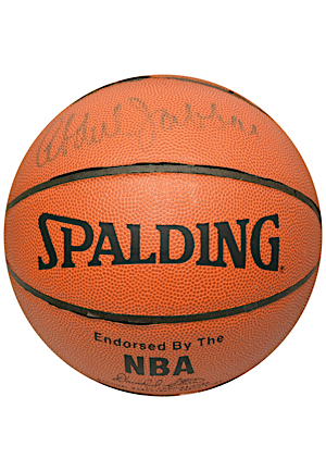 Kareem Abdul-Jabbar Single-Signed Basketball (JSA)