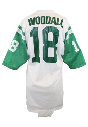 1970s Al Woodall New York Jets Game-Used Road Jersey