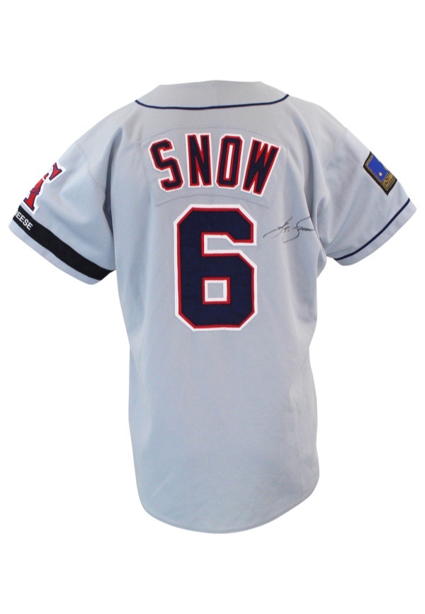 Lot Detail - 1994 J.T. Snow California Angels Game-Used & Autographed Road  Jersey (JSA • Photo-Matched • Graded 10)