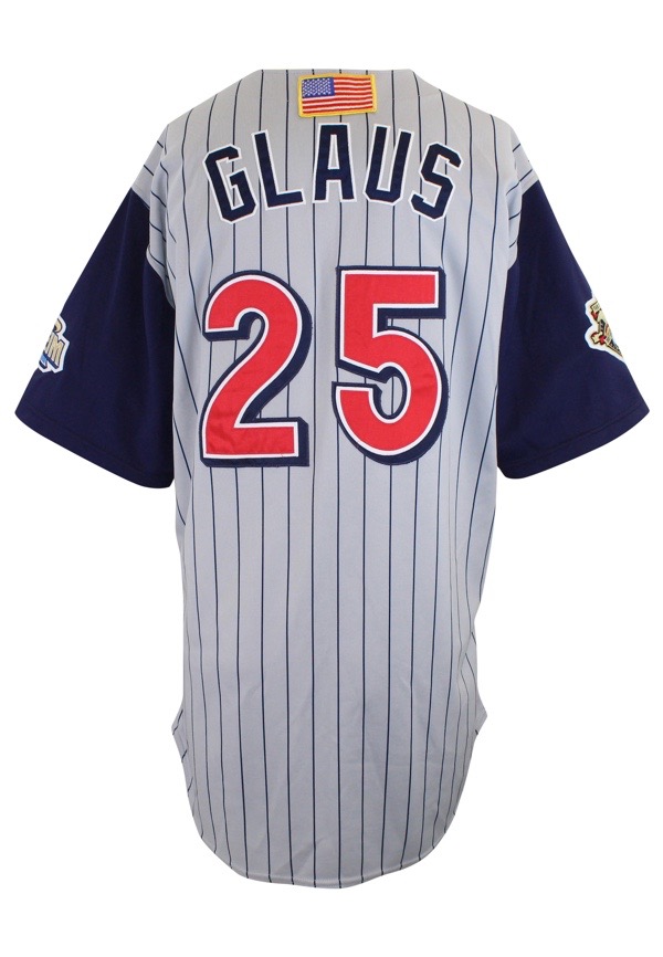 Lot Detail - 2001 Troy Glaus Anaheim Angels Game-Used Road Jersey