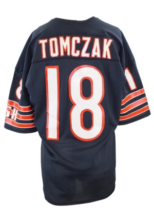 Mid 1980s Mike Tomczak Chicago Bears Game-Used Home Jersey