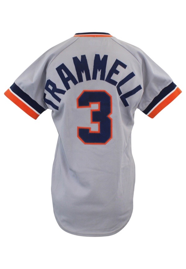 Lot Detail - 1981 Alan Trammell Detroit Tigers Game-Used & Autographed Road  Jersey (JSA)
