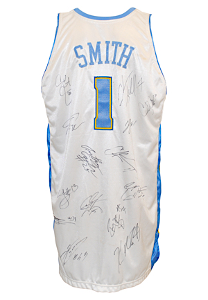 2007-08 J. R. Smith Denver Nuggets Game-Used & Team-Signed Home Jersey (JSA)