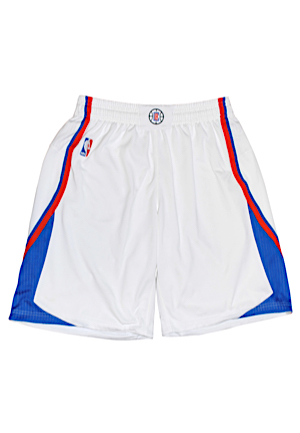 2016-17 Los Angeles Clippers Game-Used Home Shorts Attributed To Chris Paul