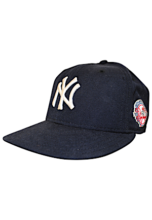 2003 Andy Pettitte New York Yankees Game-Used Cap