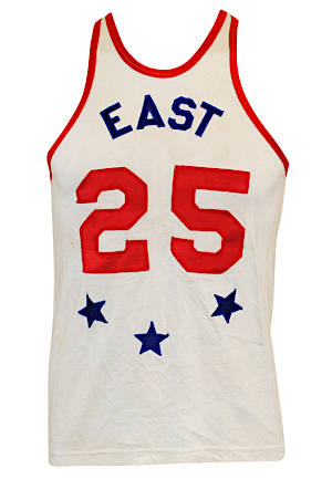 1966 Bill Melchionni NABC College All-Star Game-Used Jersey (Melchionni LOA)