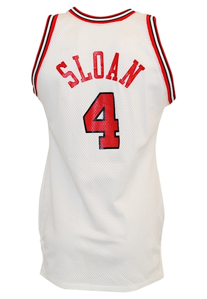 Circa 1975 Jerry Sloan Chicago Bulls Game-Used Home Jersey (Graded 9 • Rare)