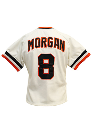 1981 Joe Morgan San Francisco Giants Game-Used & Autographed Home Jersey (JSA • Graded 10 • Custom Tapered To Fit His Frame)