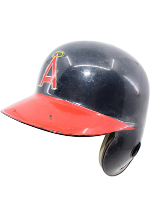 Circa 1989 California Angels Game-Used Helmet Attributed To Chili Davis