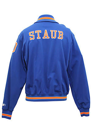 Early 1980s Rusty Staub New York Mets Player-Worn Dugout Jacket (Sourced From Staub)