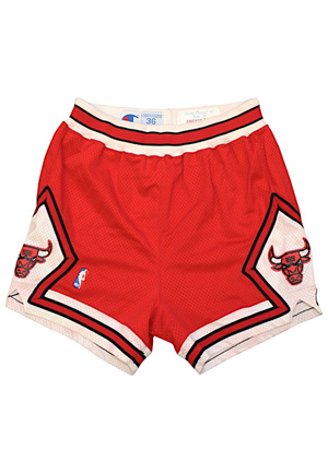 1990-91 Michael Jordan Chicago Bulls Game-Used Shorts (Championship Season • Finals MVP • MVP Season)