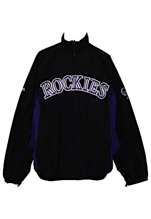 Colorado Rockies Player-Worn Warm-Up Jacket, BP Top & All-Star Game Shorts Attributed To Troy Tulowitzki (3)(Teammate LOAs)