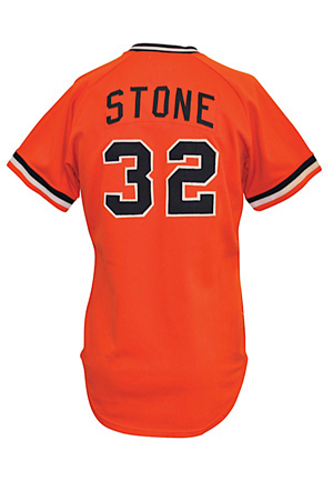 1980 Steve Stone Baltimore Orioles Game-Used Alternate Home Jersey (Photo-Matched • 25 Win & AL Cy Young Award Season • Graded A10)