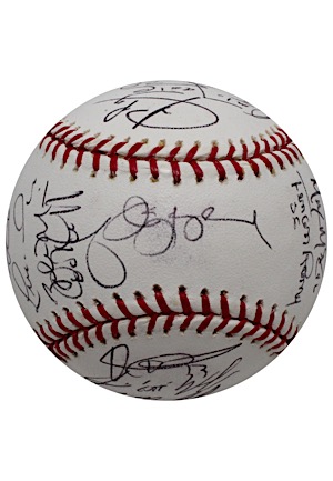 2006 Detroit Tigers High Grade Team-Signed OWS Baseball (JSA • MLB LOA)