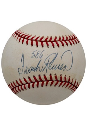Frank Robinson Single-Signed ONL Baseball (JSA)