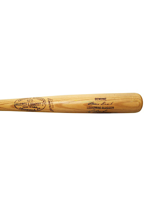 Lou Brock St. Louis Cardinals Game-Ready & Autographed Bat (JSA • PSA/DNA Pre-Cert)