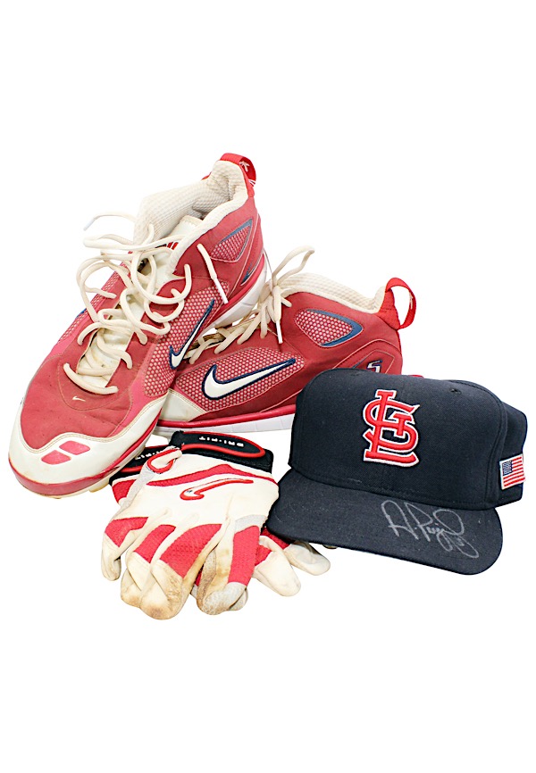 Albert Pujols St. Louis Cardinals Signed THE MACHINE Nike White