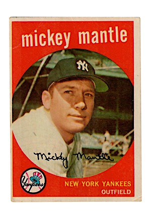 1959 Topps Mickey Mantle #10