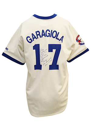 Joe Garagiola Player-Worn & Autographed Old Timers Jerseys (2)(JSA)