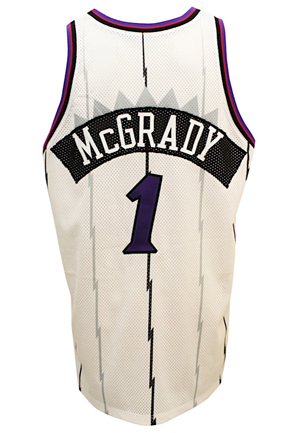 1997-98 Tracy McGrady Toronto Raptors Game-Used Home Jersey