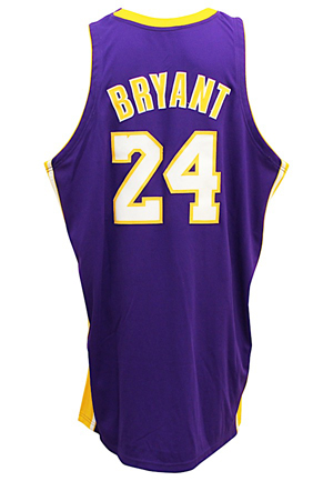 2006-07 Kobe Bryant Los Angeles Lakers Game-Used Road Uniform (2)(D.C. Sports • Scoring Champion Season)