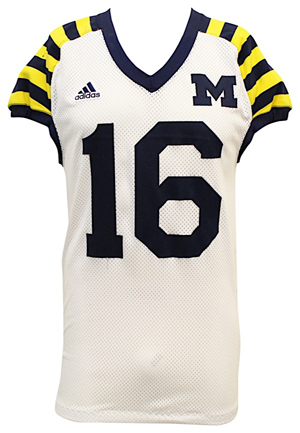 2011 Denard Robinson Michigan Wolverines Game-Used Jersey & Undershirt (2)(Photo-Match)