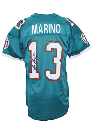 1989 Dan Marino Miami Dolphins Game-Used & Autographed Jersey (JSA • Sourced From A Retired NFL Player)