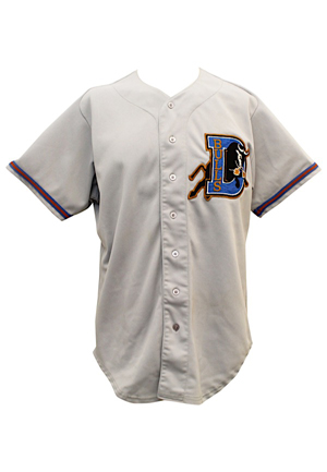 Early 1990s Durham Bulls Game-Used Jersey #7 (Player LOA)