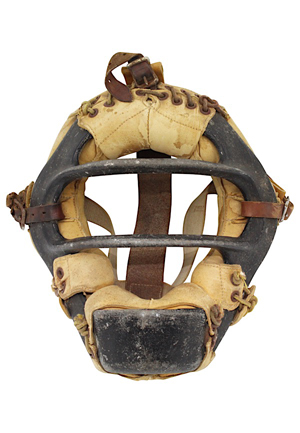 Late 1950s Yogi Berra New York Yankees Game-Used Catchers Mask (JT Sports LOA)