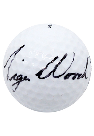 Tiger Woods Single-Signed Titleist Golf Ball (Full JSA)
