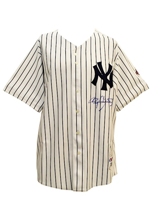 2003 Roger Clemens New York Yankees Game-Used & Autographed Home Jersey (JSA • MLB Authenticated)