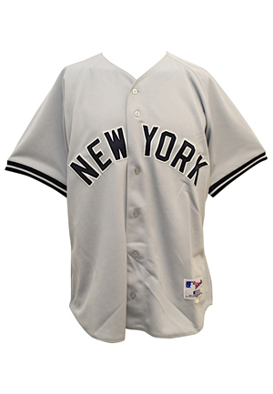 2004 Alex Rodriguez New York Yankees Game-Used & Autographed Road Jersey (JSA • PSA/DNA • Rodriguez Hologram & LOA)